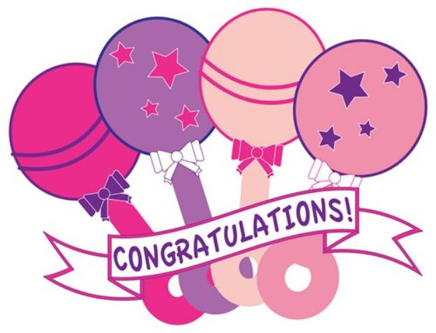 Picture of Congratulations! SVG File