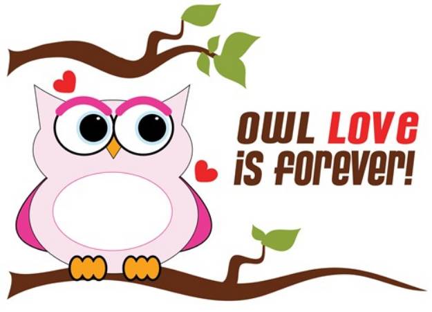 Picture of Owl Love Is Forever SVG File