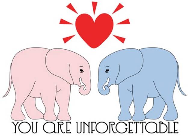 Picture of You Are Unforgettable SVG File