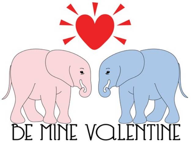 Picture of Be Mine Valentine SVG File