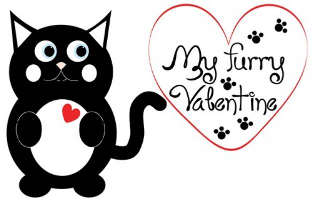 Picture of My Furry Valentine SVG File