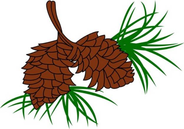 Picture of Pinecones SVG File