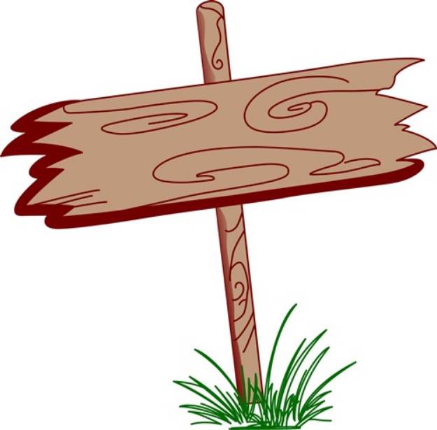 Picture of Wood Sign SVG File