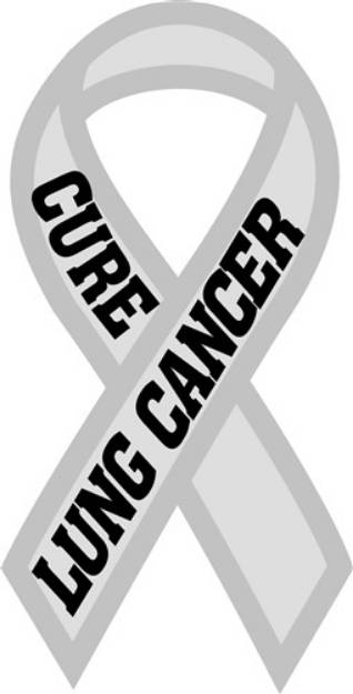 Picture of Cure Lung Cancer SVG File