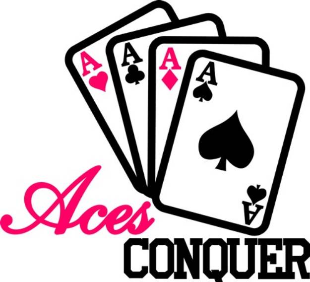 Picture of Aces Conquer SVG File