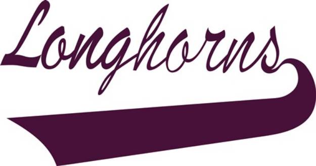 Picture of Longhorns   SVG File