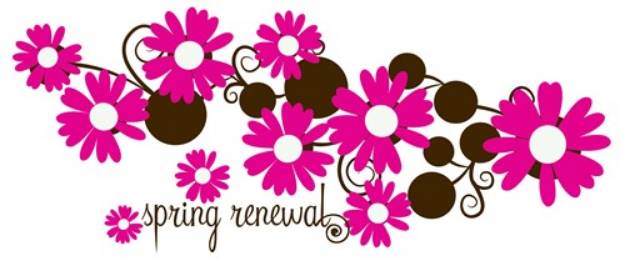 Picture of Spring Renewal Daisy SVG File