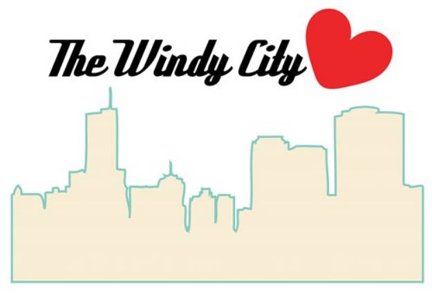 Picture of The Windy City SVG File