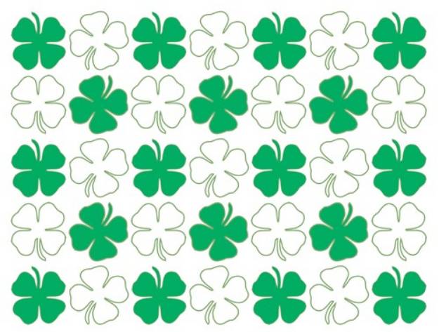 Picture of Clovers SVG File