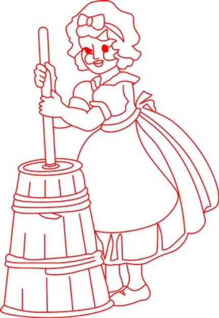 Picture of My Maid Mary SVG File