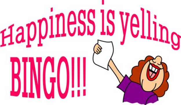 Picture of Happiness Bingo SVG File