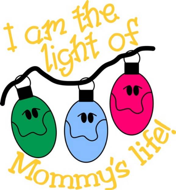 Picture of Mommys Christmas Lights SVG File