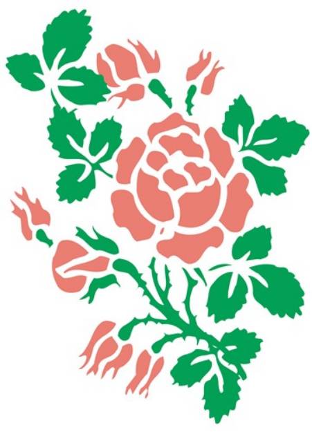 Picture of Rose Buds SVG File