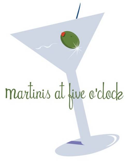 Picture of Martinis SVG File