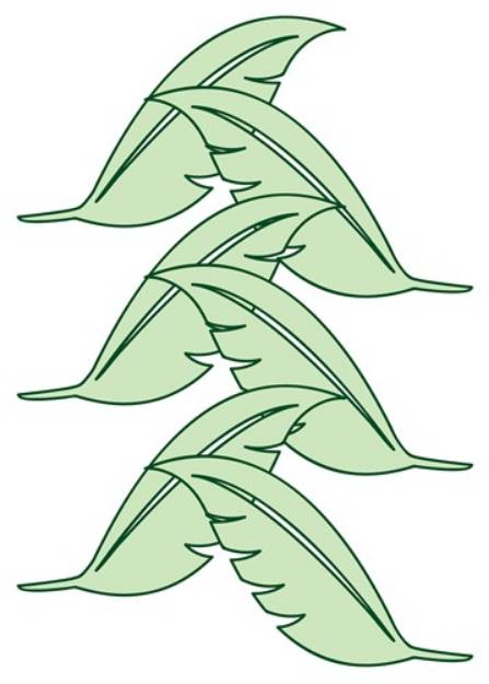 Picture of Tropical Leaves SVG File