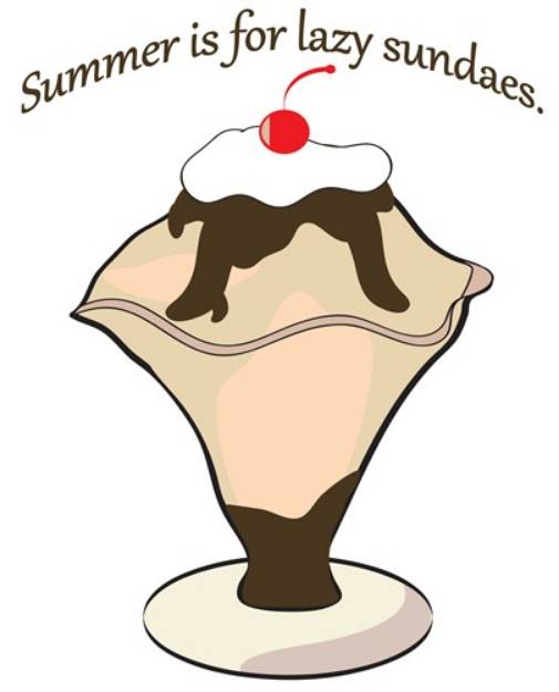 Picture of Lazy Sundaes SVG File