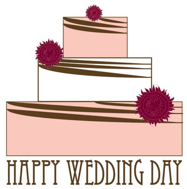 Picture of Happy Wedding Day SVG File