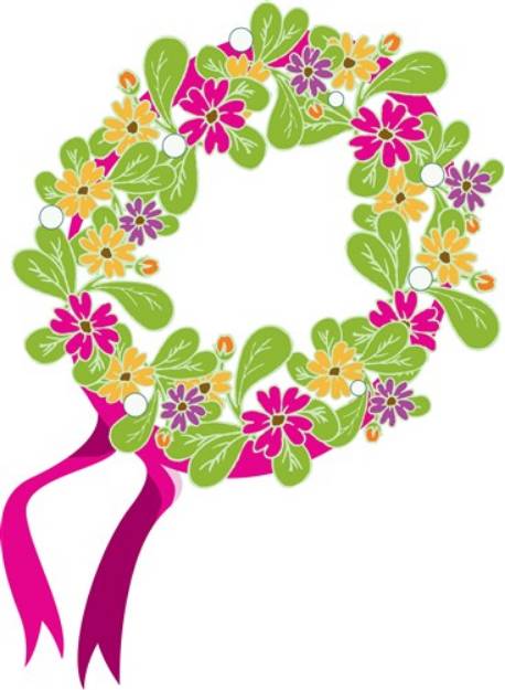 Picture of Head Wreath SVG File