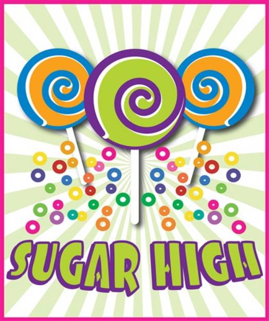 Picture of Sugar High SVG File