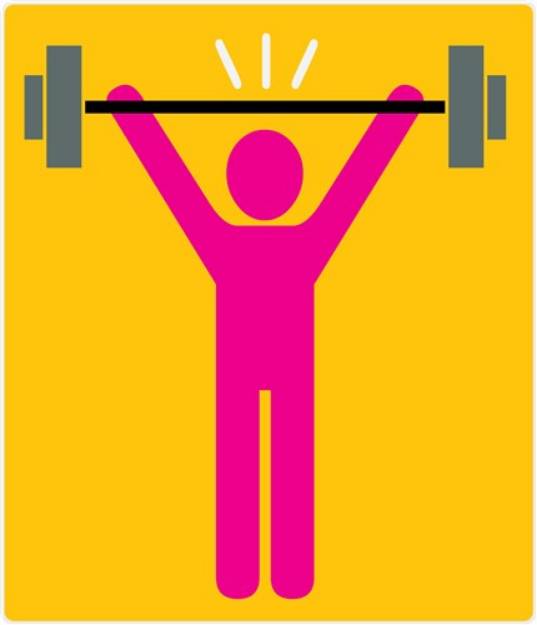 Picture of Weight Lifter SVG File