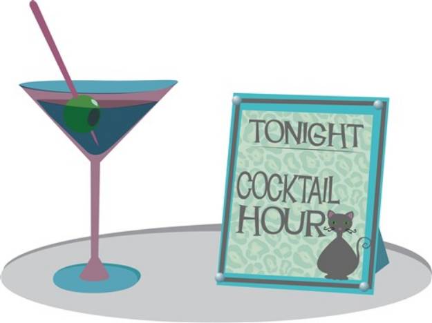 Picture of Cocktail Hour SVG File