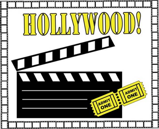 Hollywood Movie Cue SVG File Print Art| SVG and Print Art at ...