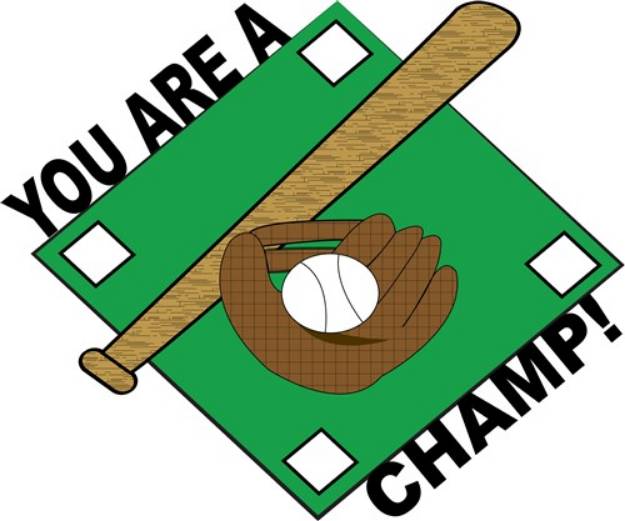 Picture of You Are A Champ SVG File