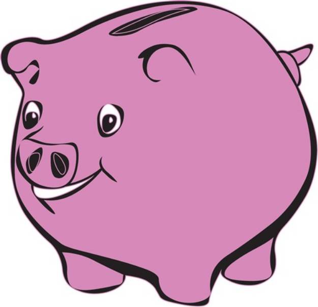 Picture of Piggy Bank SVG File