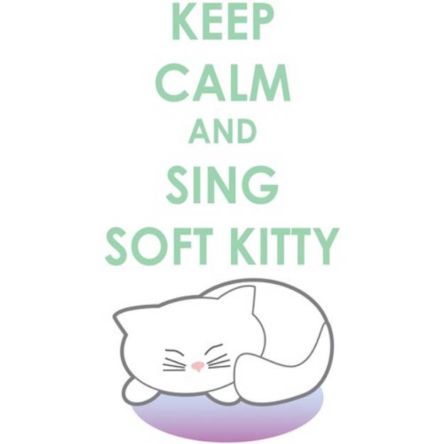 Picture of Sing Soft Kitty SVG File