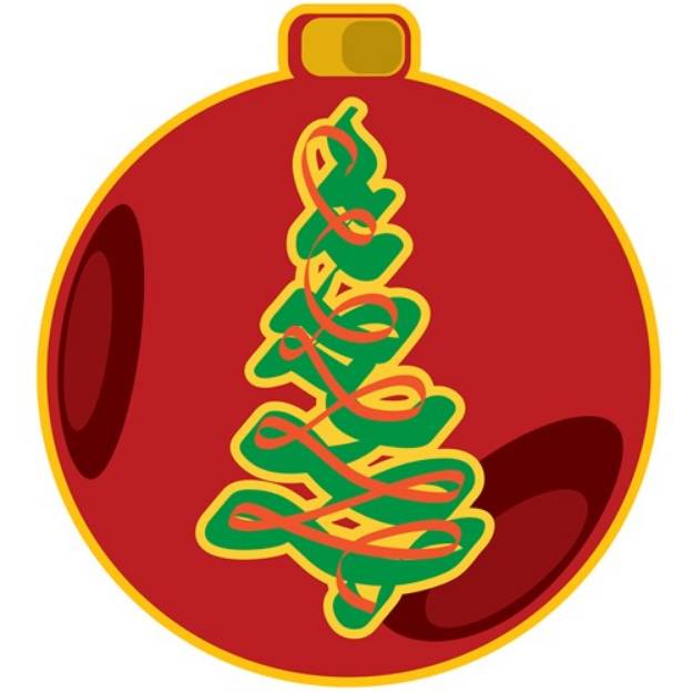 Picture of Christmas Ornament SVG File