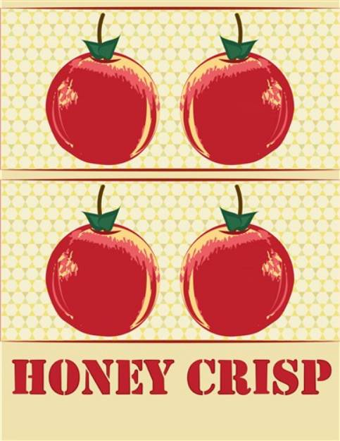 Picture of Honey Crisp SVG File