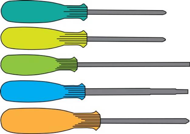 Picture of Screwdriver Set SVG File