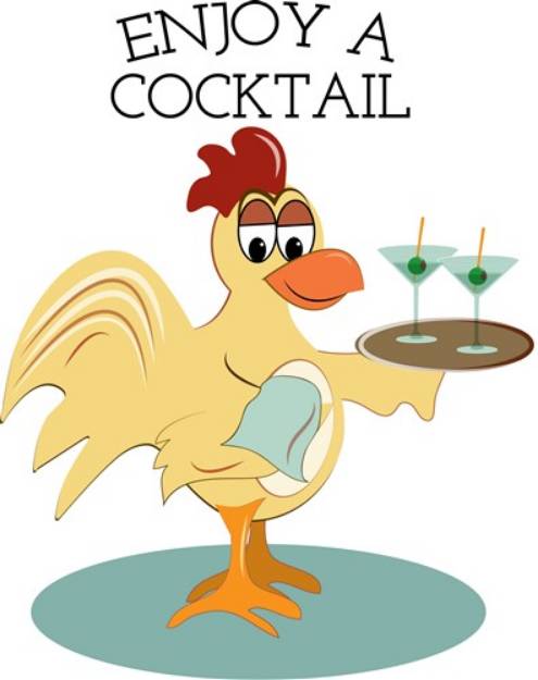 Picture of Enjoy Cocktail SVG File