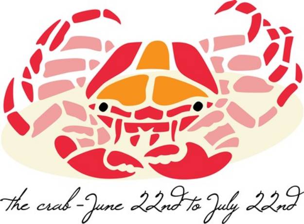 Picture of Crab Dates SVG File