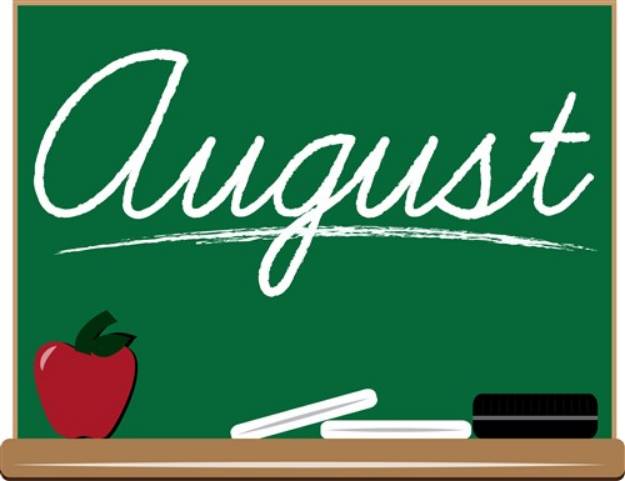 Picture of August Board SVG File