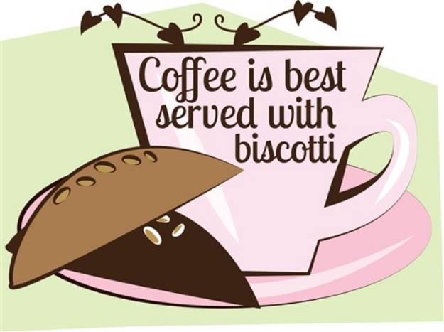 Picture of Coffee Biscotti SVG File