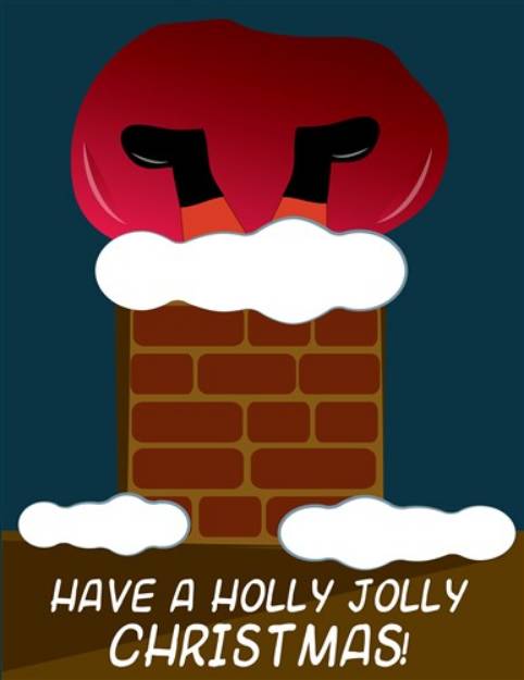 Picture of Jolly Christmas SVG File