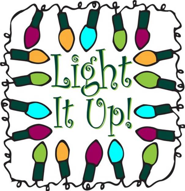 Picture of Light It Up SVG File