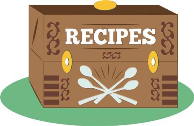 Picture of Recipe Box SVG File