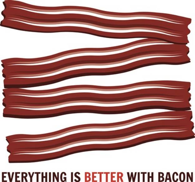 Picture of Better With Bacon SVG File