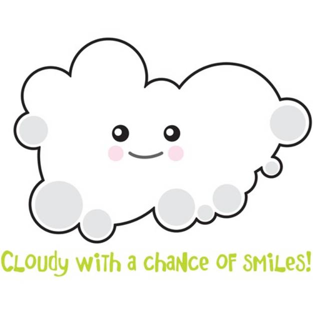 Picture of Smiling Cloud SVG File