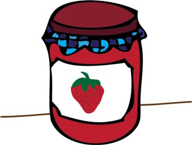 Picture of Strawberry Jam SVG File