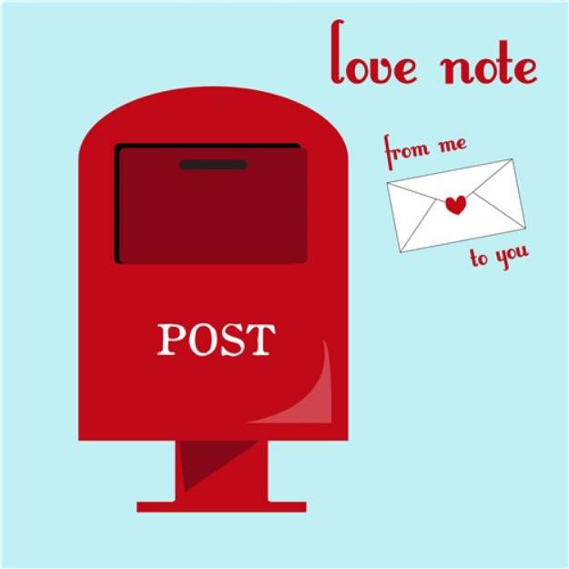 Picture of Love Note SVG File