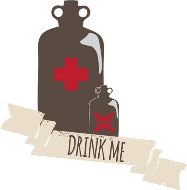 Picture of Drink Me SVG File