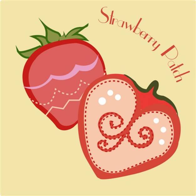 Picture of Strawberry Patch SVG File