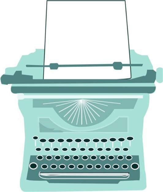 Picture of Typewriter SVG File