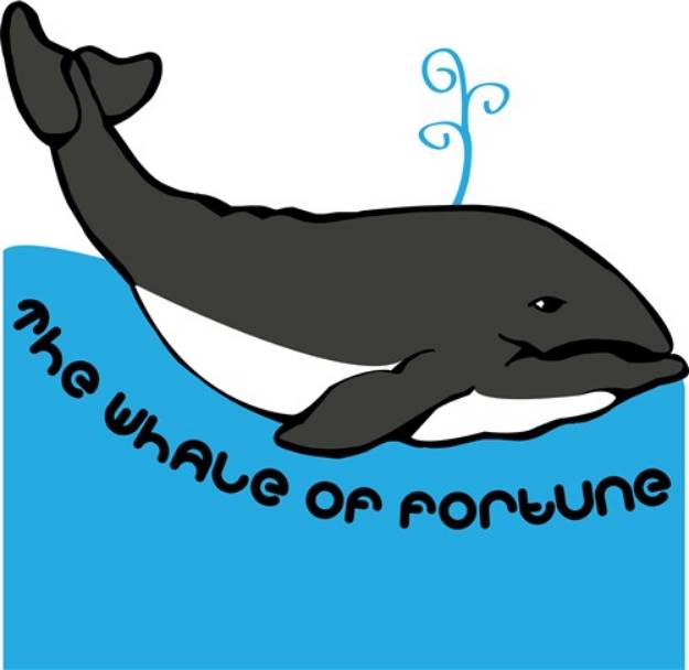 Picture of Whale Of Fortune SVG File