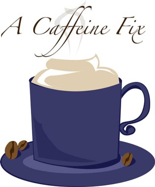 Picture of A Caffeine Fix SVG File