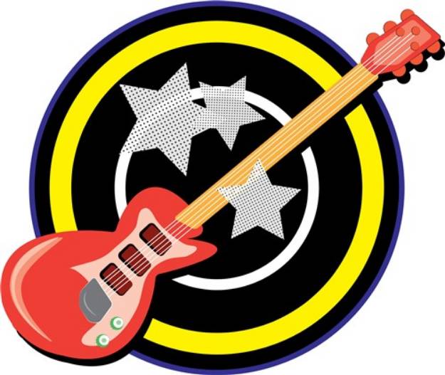 Picture of Electric Guitar SVG File