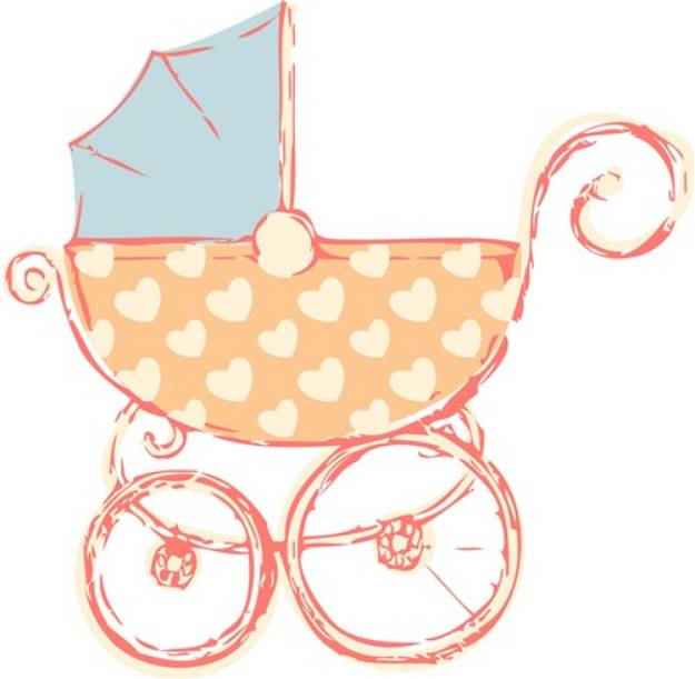 Picture of Baby Carriage SVG File